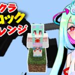 【#マイクラ 】１ブロックチャレンジ エンドに行きたい！👻✨【幽ヶ浦もち/てらめたる学園】