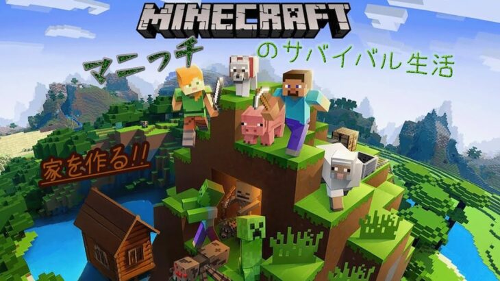 (マイクラ)夢のマイホーム計画！のんびり建築ライブ