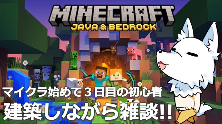 【 #マイクラ  】建築頑張る為に素材集めしながら雑談！【 #雑談  】