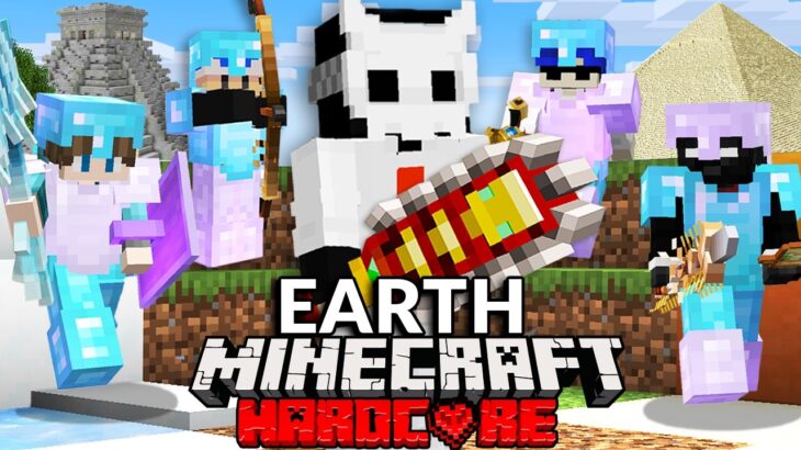 100 Players Simulate a Minecraft Earth Tournament