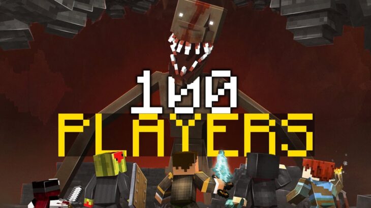 100 Players Survive a DWELLER in Hardcore Minecraft…