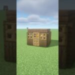 【マイクラ】 簡単に作れる畑付き 3×3の初期拠点【マイクラ建築】 #minecraft #マインクラフト #マイクラ #shorts