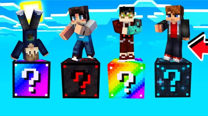 4 FATHERS DUEL LUCKYBLOCK PALING KOCAK DI MINECRAFT!!!