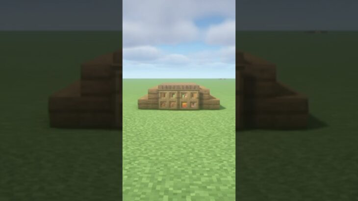 【マイクラ】4×4の簡単初期拠点【マイクラ建築】 #minecraft #マイクラ #マインクラフト #shorts