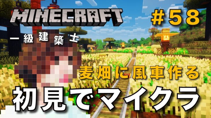【マイクラ】一級建築士が建築しながら初見でマイクラを配信 #58【Minecraft / マインクラフト / 配信 / 実況】