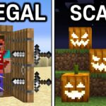 75 Scary Minecraft Build Hacks!