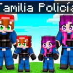 Adopté una Familia de POLICÍA en Minecraft!