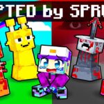 Adopted by HORROR SPRUNKI in Minecraft!