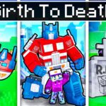 BIRTH to DEATH of a TRANSFORMER in Minecraft!