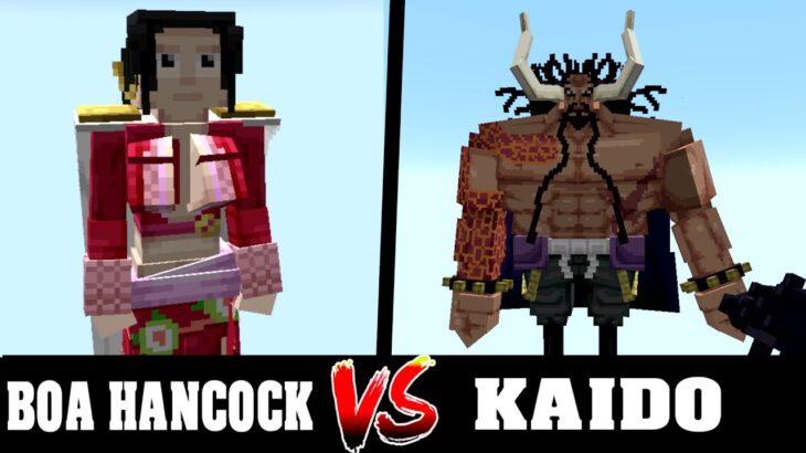 BOA HANCOCK VS KAIDO / MINECRAFT MOB BATTLE