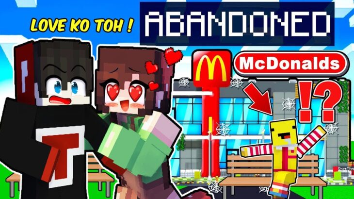 DATING AT ABANDONED McDONALDS Restaurant In Minecraft! ( Tagalog )