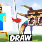 DRAWING SCARY BUILD BATTLE IN MINECRAFT with @ProBoiz95 [EPISODE 21]