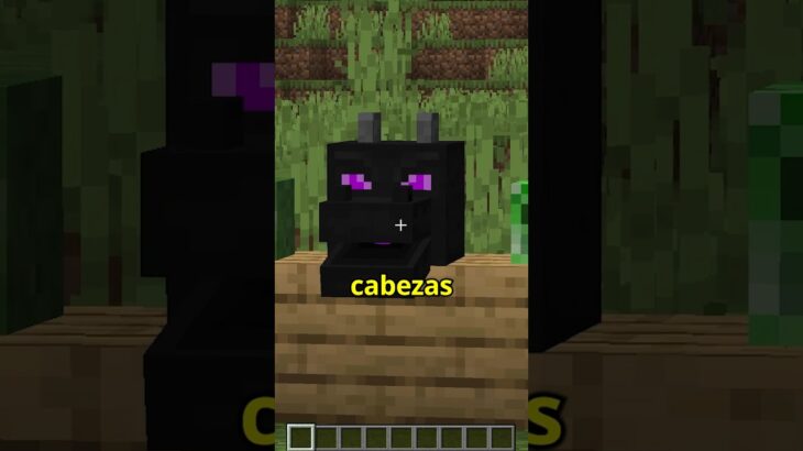 EL USO SECRETO DE LAS CABEZAS DE LOS MOBS DE MINECRAFT