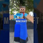 ¡El Traje Más Real De Minecraft! 😱 #oniichan #comedia #humor #minecraft #steve #cosplay #gamer