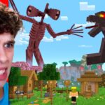 Enfrenté a SIREN HEAD vs GODZILLA en Minecraft!