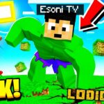 Esoni became THE HULK in MINECRAFT (Tagalog)