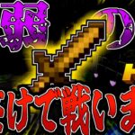 【マイクラ:HIVE】武器が最弱の木の剣だけ縛りが難易度高すぎた！？【統合版】【Bed wars】