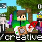 How I Got CREATIVE in ‘Boys VS Girls’ Minecraft Server!