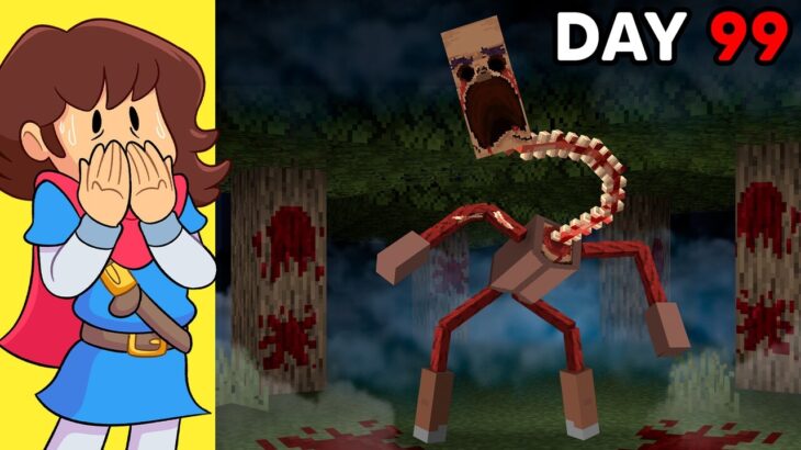 I Survived 100 Days as SCARY MYTHS in Minecraft