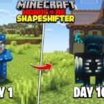 I Survived 100 Days as a SHAPESHIFTER in Minecraft Hardcore (HINDI)