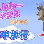 【マイクラJAVA版】シュルカーボックスに乗って空中歩行するコマンドを作ってみた！ #マイクラ