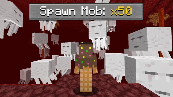 J’ai voulu finir Minecraft mais les Mobs Spawn 50 FOIS plus..