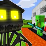 MAIZEN : HOUSE HEAD vs 最も安全な家 – マインクラフトゲームプレイ、マイキーとJJによる（Maizenパロディ）