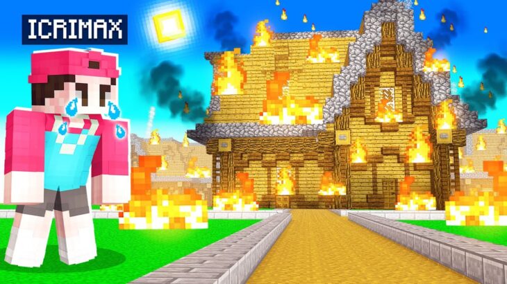 MEINE GANZE STADT BRENNT! 🔥 (Minecraft YouTuber Insel)