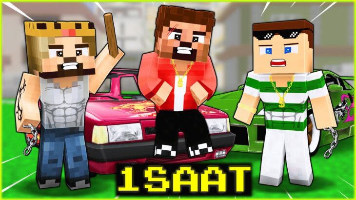 MİNECRAFT ARABA ÇETESİ FİLMİ 😱 – (1 Saat)