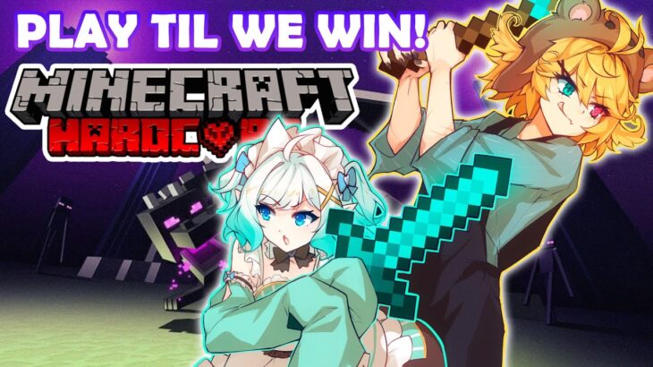 【MINECRAFT HARDCORE TIL WE WIN with @Dokibird】the realest test of our friendship【Maid Mint Fantome】