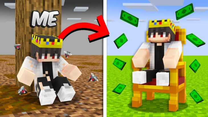 Minecraft But I EVOLVE into RICHEST..!