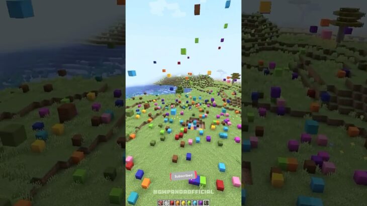 Minecraft But it is a Rainbow TNT🌈(もういいよ) #shorts #minecraft