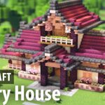 Minecraft: How to build a Japanese Cherry House (SimpleTutorial)