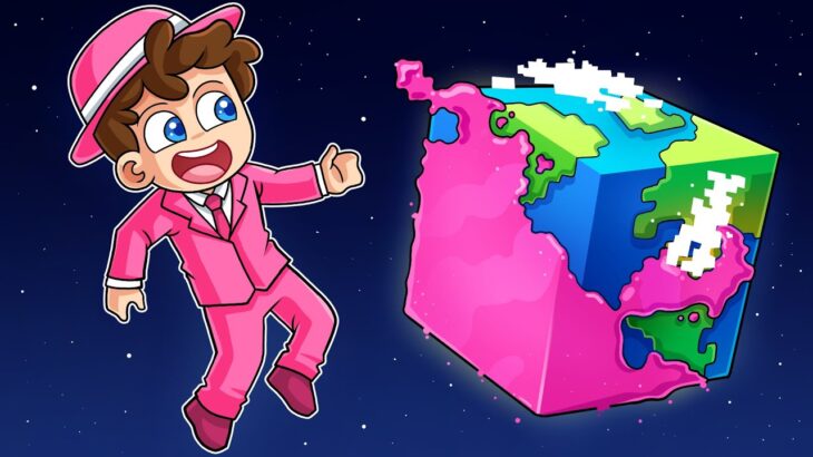 ¡Minecraft PERO TODO es ROSA! 😮🩷✨ MINECRAFT PERO SILVIOGAMER