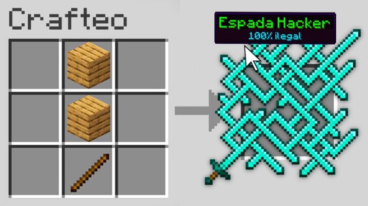 Minecraft Pero los Crafteos Son 100% ILEGALES 😱