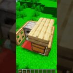 Minecraft Smallest House🏠 (もういいよ) #minecraft #shorts