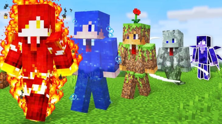 Minecraft but I Master Every Element!