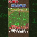 Mod紹介！【MiniHUD】 #ゆっくり実況 #マイクラ #マインクラフト #minecraft #mods #便利系mod #shorts