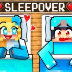 Omz & Crystal SLEEPOVER in Minecraft!