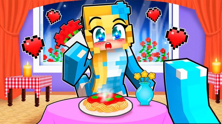 Omz Goes on a DATE With CRYSTAL in Minecraft!