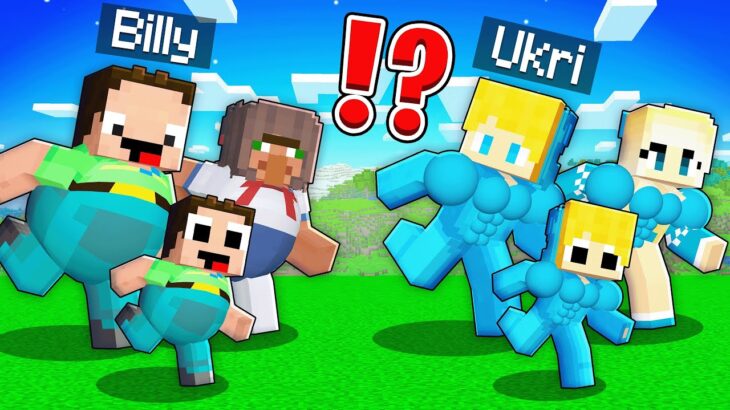 STARKE FAMILIE Ukri vs FETTE FAMILIE Billy in Minecraft! | Minecraft ...