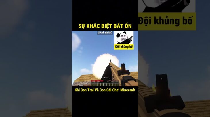 Sự Khác Biệt Giữa Con Trai Và Con Gái Trong Minecraft ??!🤣 – Tập 387 #shorts
