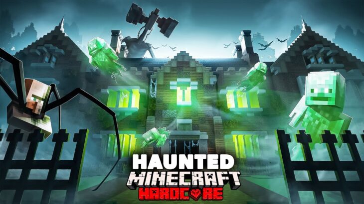 Surviving in a 100 Year Old Haunted Mansion in Hardcore Minecraft