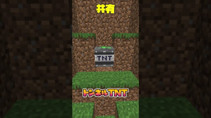 ○○してくれた人の”便利TNT” 【 Minecraft 】 #shorts