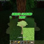 Under Ground Tree #minecraft #マインクラフトおしゃれな家の作り方 #マイクラ #shorts #video