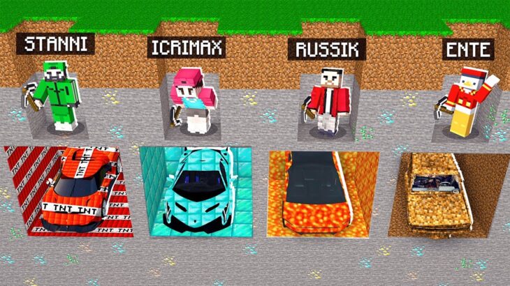 Welcher YOUTUBER findet MILLIONÄR AUTOS in Minecraft!