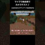 マイクラ統合版、cameraコマンド＋hasitemコマンドで演出してみた♪ #マイクラ #コマンド　#shorts