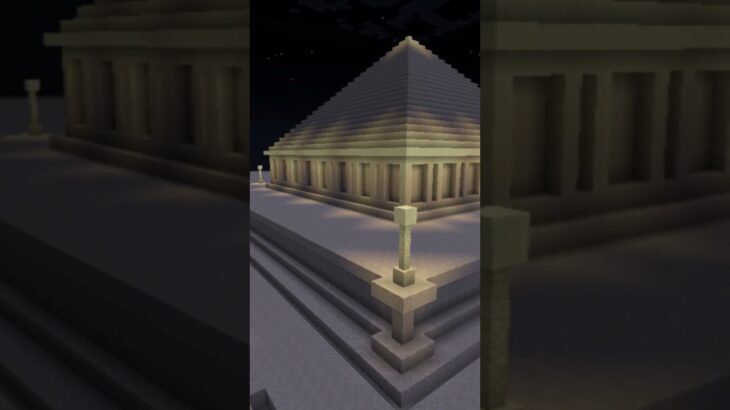 【マイクラ 建築 砂漠】砂漠の夜を作る　#minecraft #マインクラフト #マイクラ建築