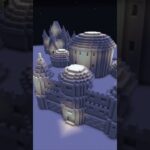 【マイクラ 建築 雪】雪の夜　#マイクラ #マイクラ建築 #minecraft #マインクラフト