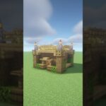 【マイクラ】簡単に作れる土の家【マイクラ建築】 #minecraft #マインクラフト #マイクラ #shorts